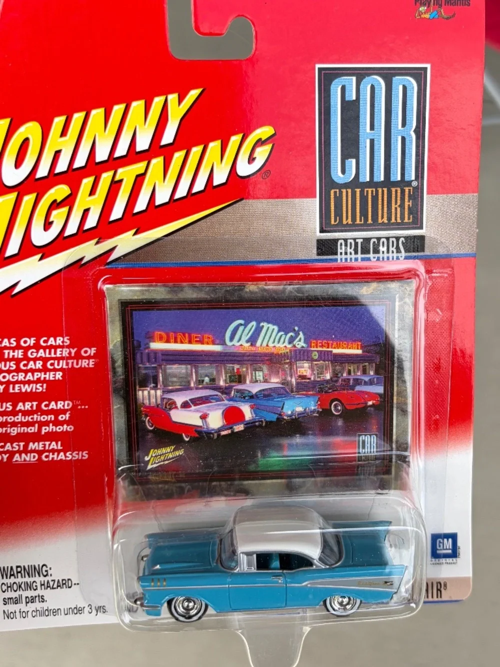 Johnny Lightning • Car Culture • Art Cars • 1957 Chevy Bel Air • 1:64 • Diecast